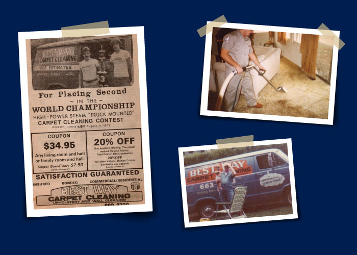vintage photos from Best Way Carpet Cleaning