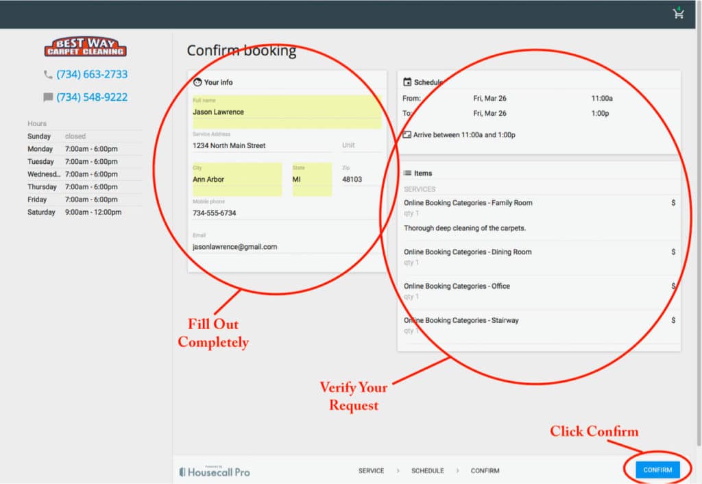 Online booking is now live! Best Way Carpet Cleaning