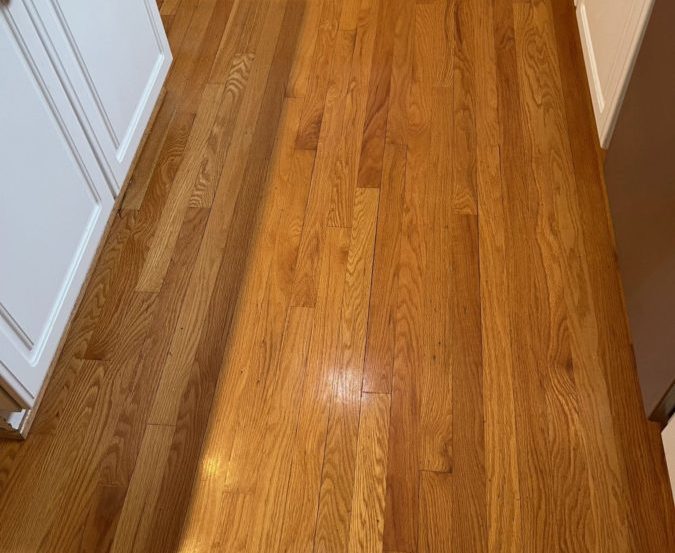 hardwood floor wax removal